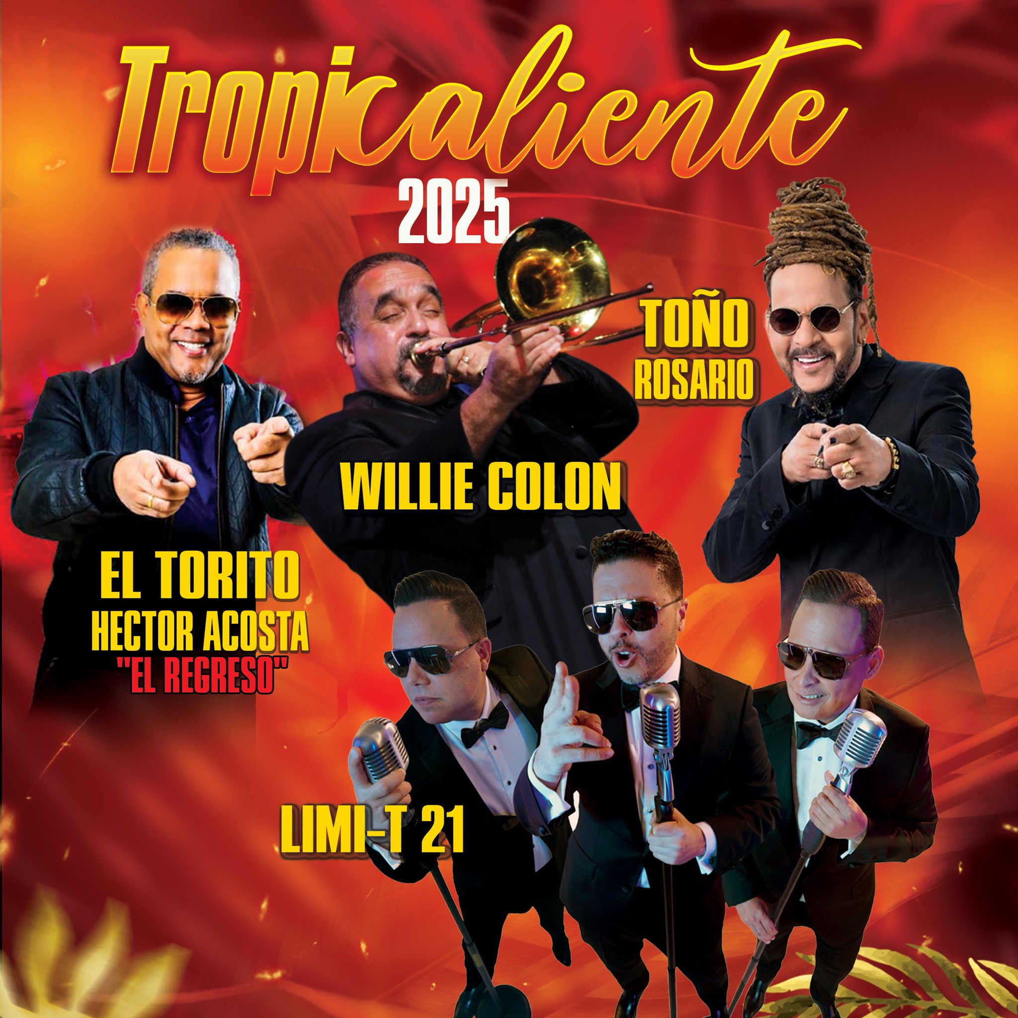 Héctor Acosta Tropicaliente 2025 Tour Poster 2025